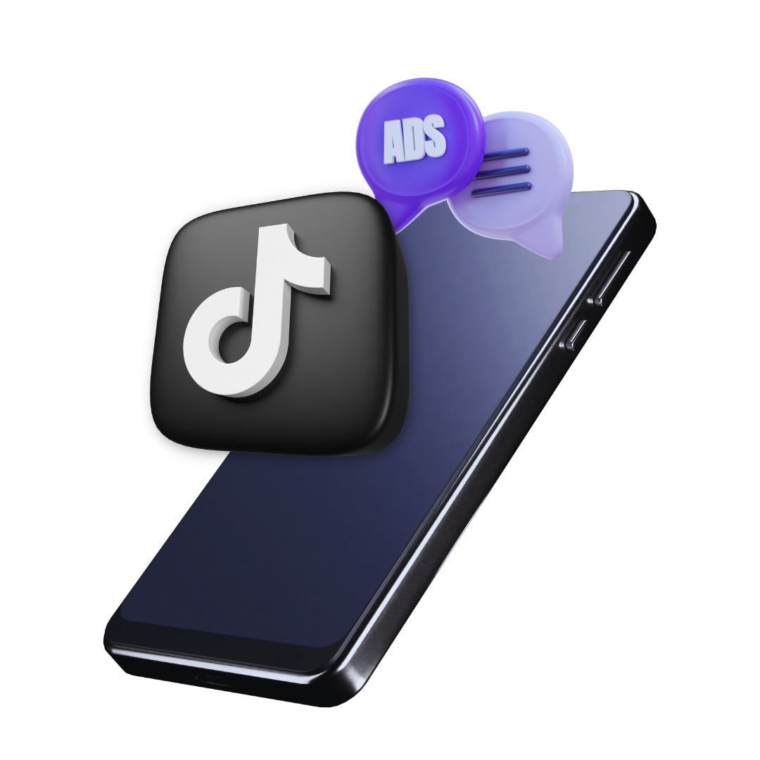 Smartphone Mock Up mit Sprechblasen.