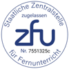 ZFU-Siegel weiß